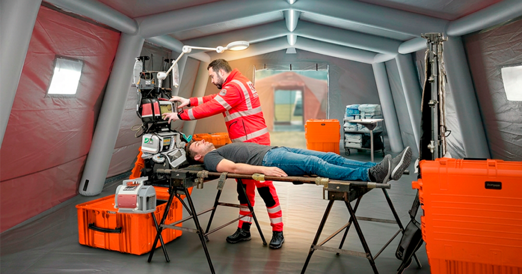 Posto Medico Avanzato portatile versione hi viz versione hi viz